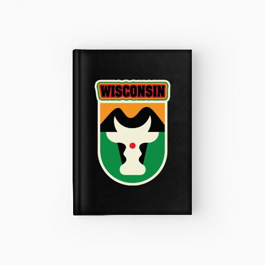 US States WISCONSIN Hardcover Journal