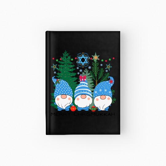 Merry Christmukkah, Jewish Christmas, Hanukkah Hardcover Journal
