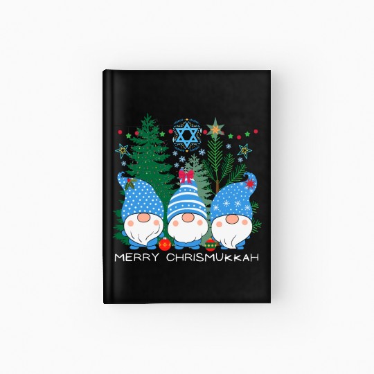 Merry Christmukkah, Jewish Christmas Hardcover Journal