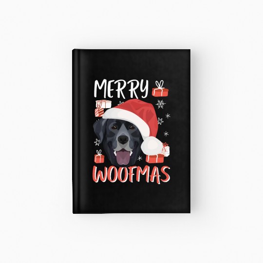 Labrador Merry Christmas Hardcover Journal