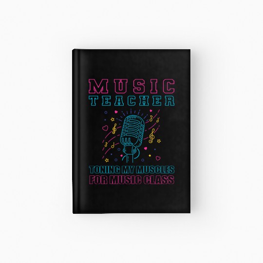 Music Teacher Hardcover Journal