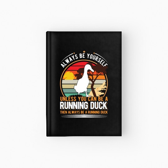 Indian Runner Gift Duck Hardcover Journal