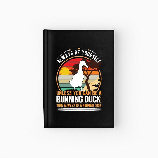 Indian Runner Gift Duck Hardcover Journal