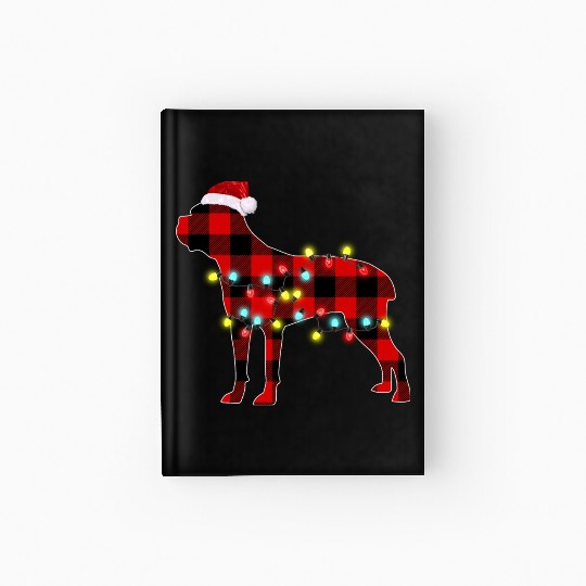 Cane Corso Christmas Dog Lover Pajamasa Hardcover Journal