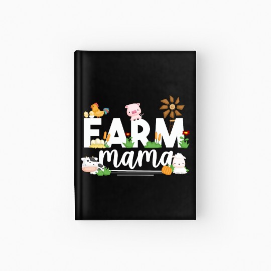 Local Farmers Mama Agriculture Mom Hardcover Journal
