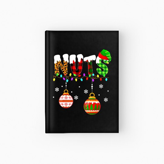 Funny Chest Nuts Couples Christmas Chestnuts Xmas Hardcover Journal
