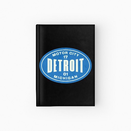 Detroit Michigan Hardcover Journal