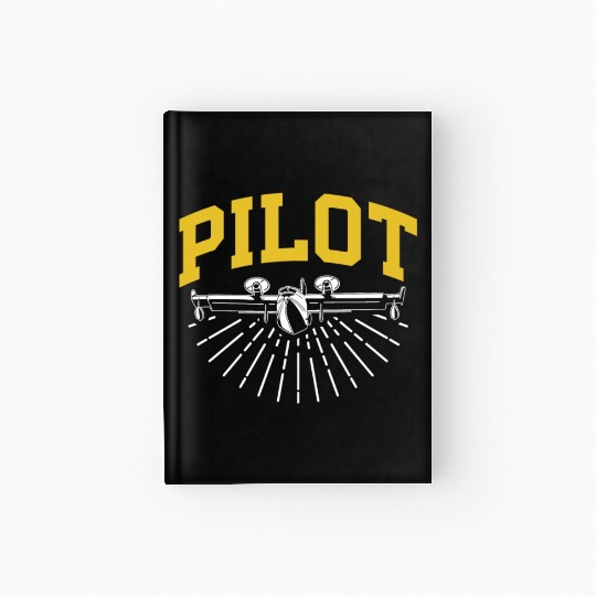 Pilot Private Small Airplane Aircraft Hardcover Journal