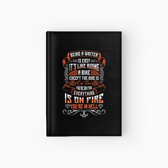 Writer Literature Hardcover Journal