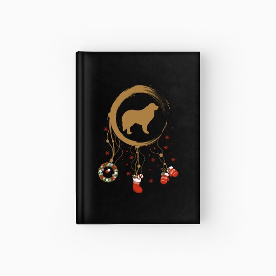 dog dreamcatcher Christmas Great Pyrenees Hardcover Journal