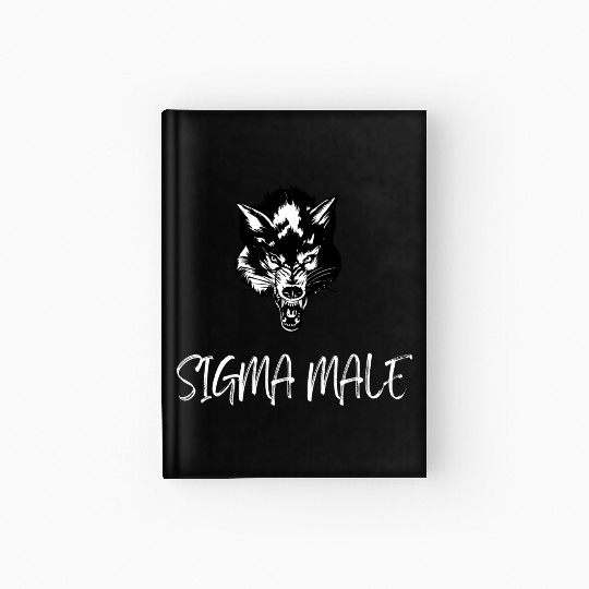 Lone Wolf Sigmamale Alfa Male Hardcover Journal