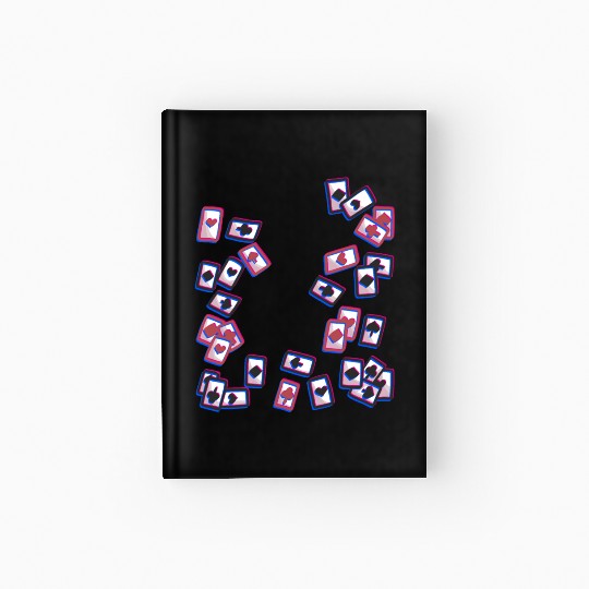 Playing card card game board game Hardcover Journal