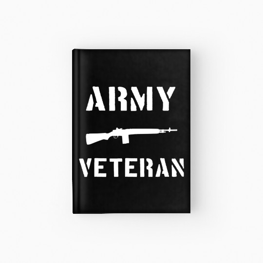 US Army Veteran M14 Rifle Hardcover Journal