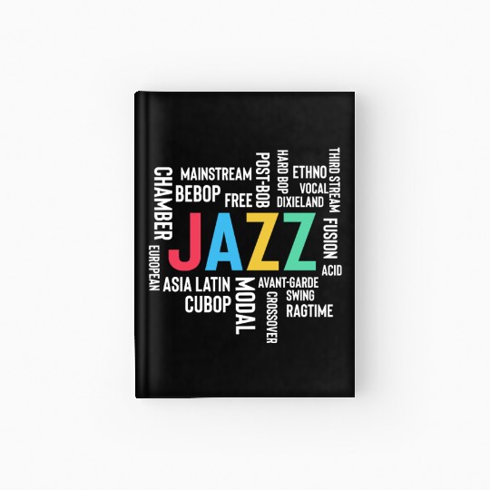 Novelty Music Mainstreams Ragtime Song Tone Hardcover Journal
