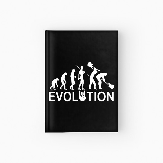 Evolution Of Guitar Man Hardcover Journal