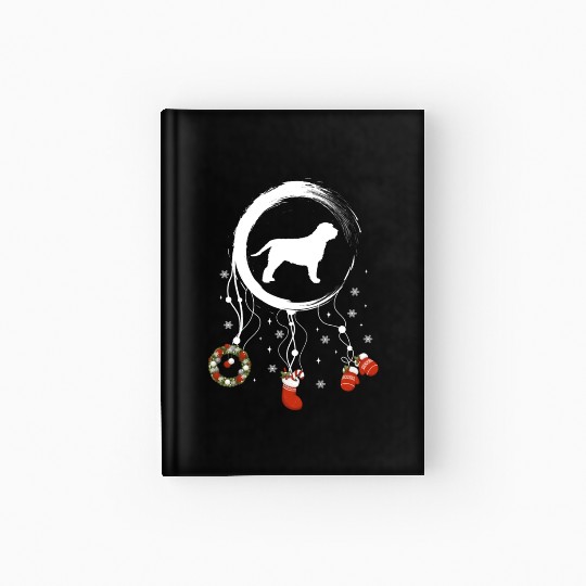 dog dreamcatcher Christmas Otterhound Hardcover Journal