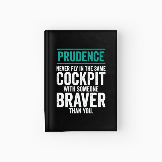 Prudence Wisdom Quotes Pilot Philosophy Hardcover Journal
