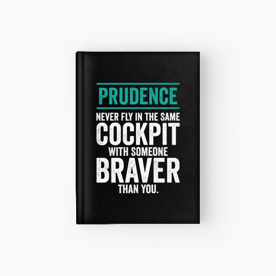 Prudence Wisdom Quotes Pilot Philosophy Hardcover Journal