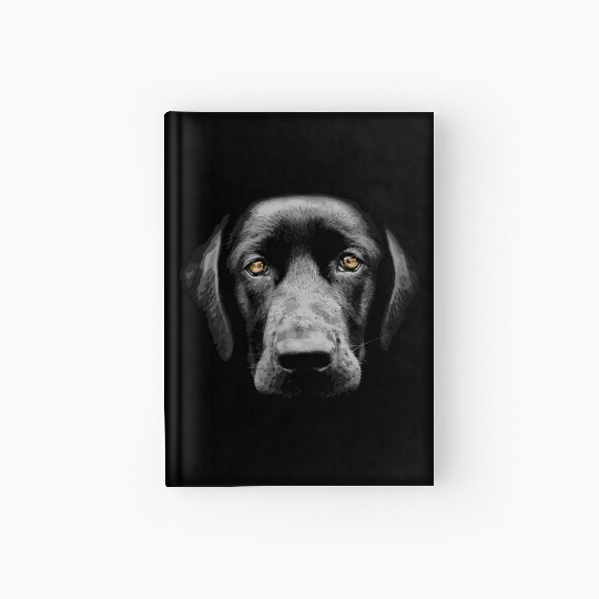 Black Labrador Retriever Hardcover Journal