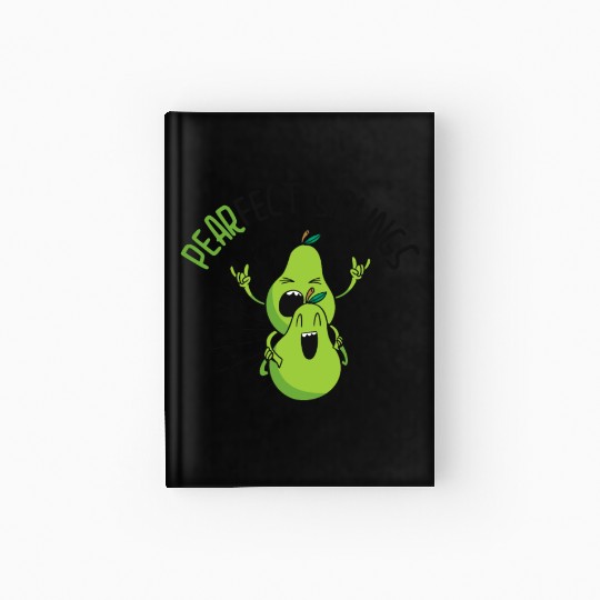 Siblings Pear Fruit Big Brother Sister Goals Hardcover Journal