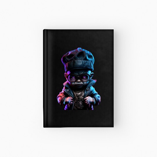 Baby Cyberpunk Gangsta Hardcover Journal