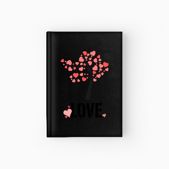 Valentine's Love Tree! Hardcover Journal