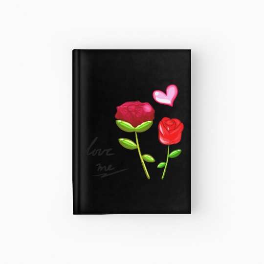 two flowers nature plants flower Hardcover Journal
