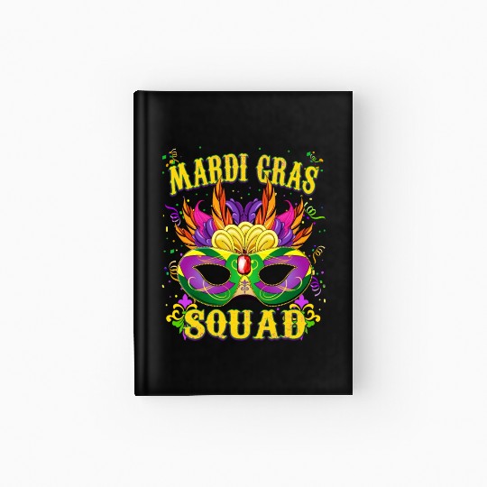 Awesome Mardi Gras Design - Mardi Gras Hardcover Journal