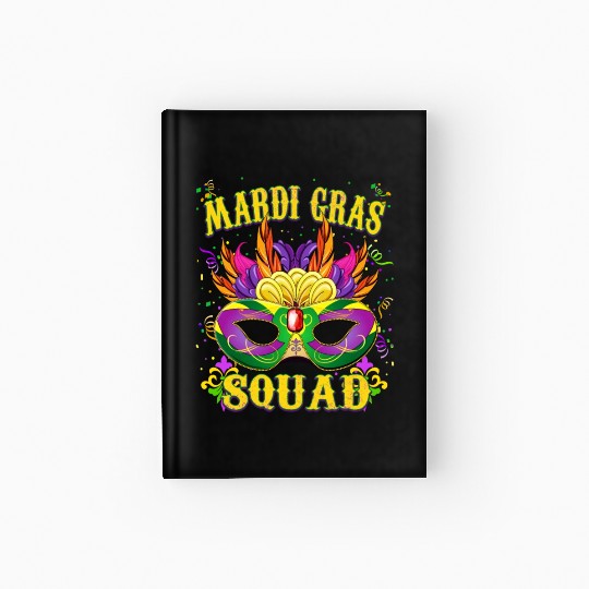 Awesome Mardi Gras Design - Mardi Gras Hardcover Journal