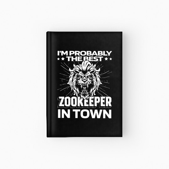 Zookeeper Lion Hardcover Journal