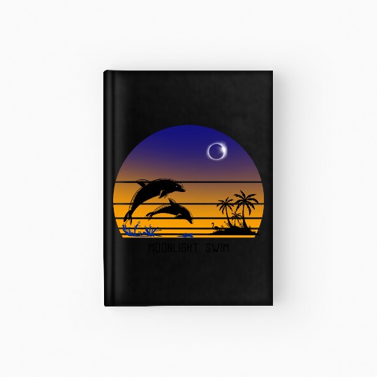 MOONLIGHT SWIM Hardcover Journal