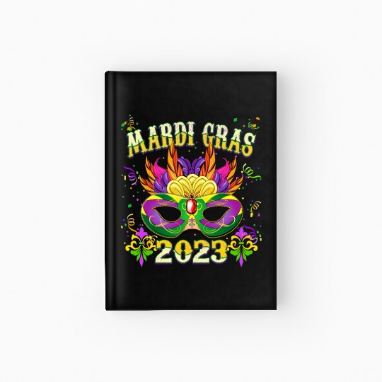 New Orleans Mardi Gras Festival 2023 Hardcover Journal