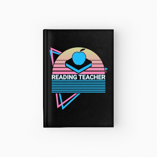 Reading Teacher Retro Hardcover Journal