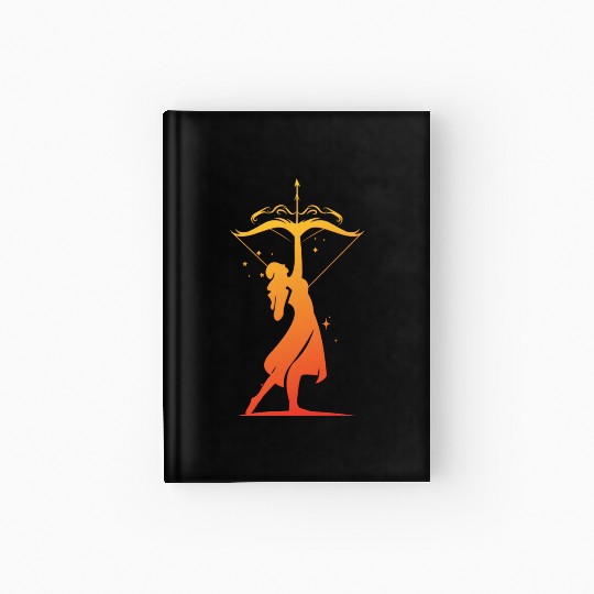 Sagittarius Archer Zodiac Fire Sign Hardcover Journal