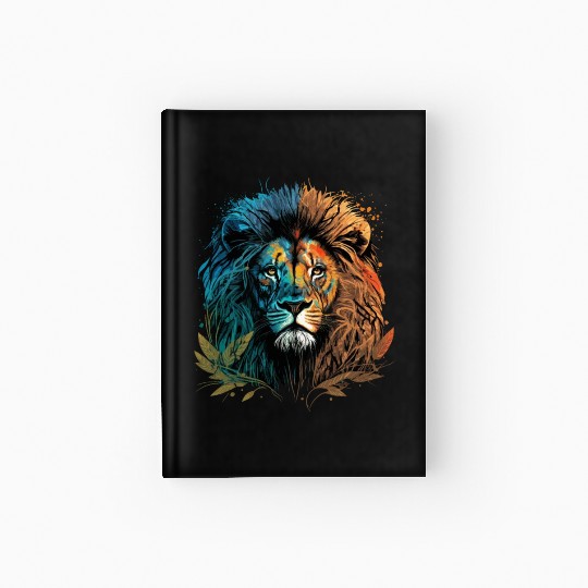 Two Face Lion Hardcover Journal