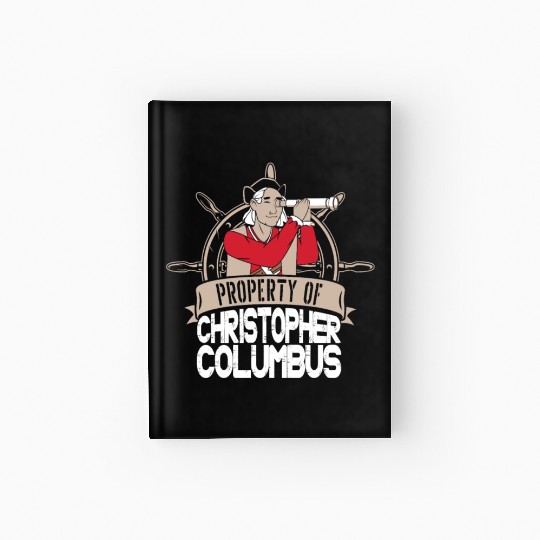 Columbus Day 1492 Helm Telescope Hardcover Journal