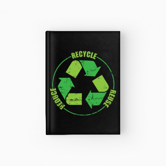 Recycle Nature Environment Planet Earth Hardcover Journal