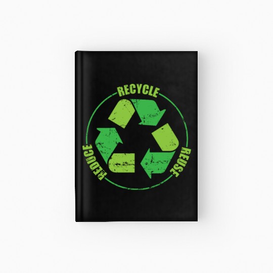 Recycle Nature Environment Planet Earth Hardcover Journal