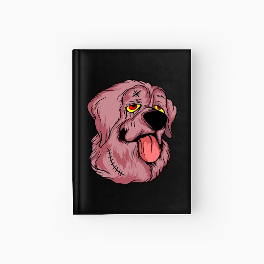 Scary Brown Dog Owners Pet Lover Gift Ideas Hardcover Journal