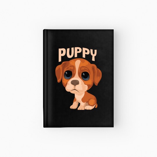 Beagle Cute Puppy Dog Owners Pet Lover Gift Ideas Hardcover Journal