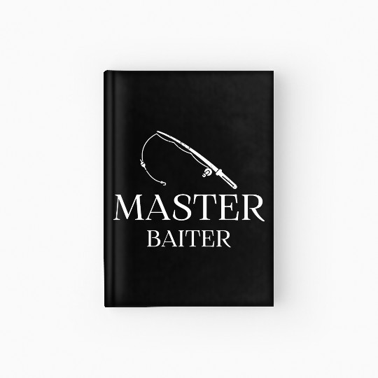 Master Baiter - Fishing Design Hardcover Journal