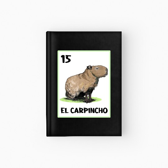 El Carpincho Mexican Capybara Cards Hardcover Journal