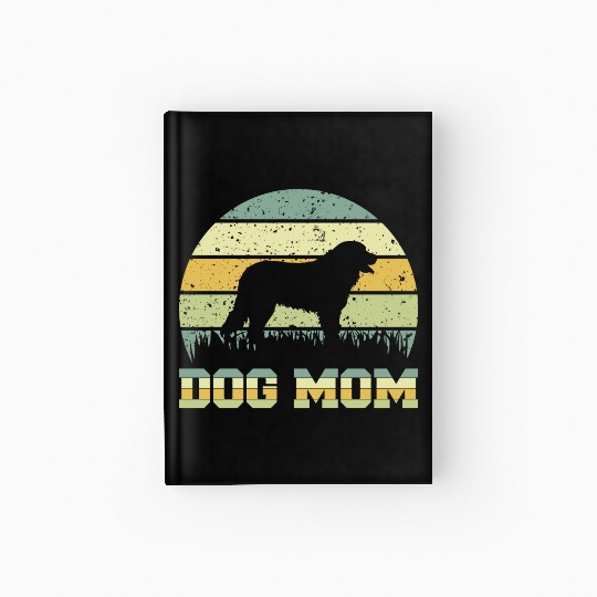 Dog Mom Sunset Dog Owners Pet Lover Gift Ideas Hardcover Journal