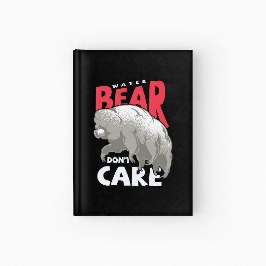 Moss Piglet Science Biology Tardigrade Lover Hardcover Journal