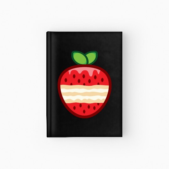 strawberry shortcake funny Hardcover Journal