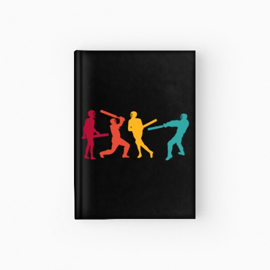 Cricket Retro Vintage Hardcover Journal