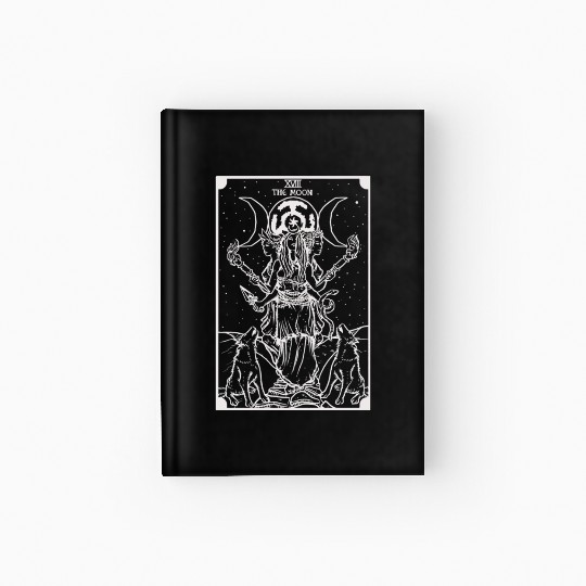 Hecate Triple Moon Goddess Witch Hekate Wheel Taro Hardcover Journal