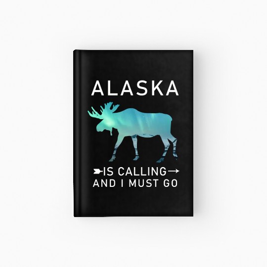 Alaska Gift USA Natur Bär Denali Grizzly Wald Hardcover Journal