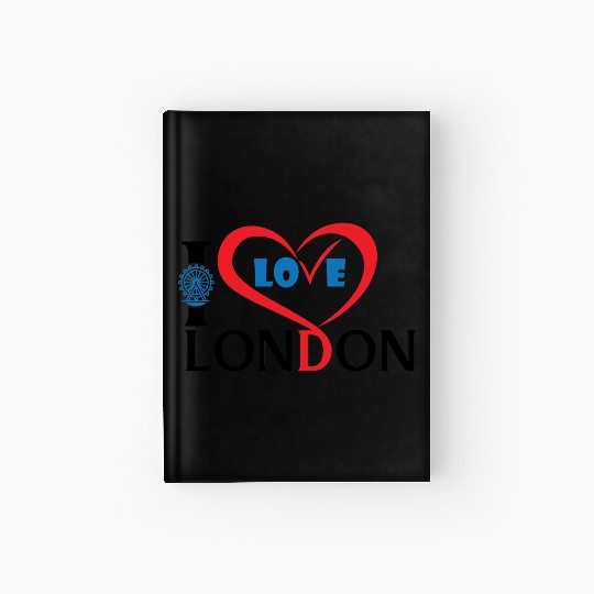 I love London Hardcover Journal