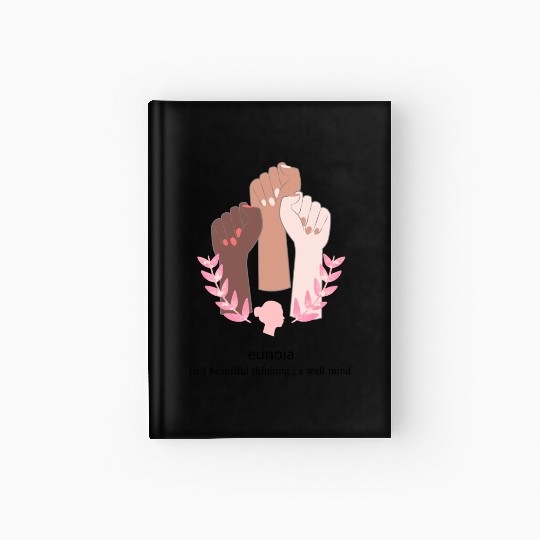 positive words Hardcover Journal